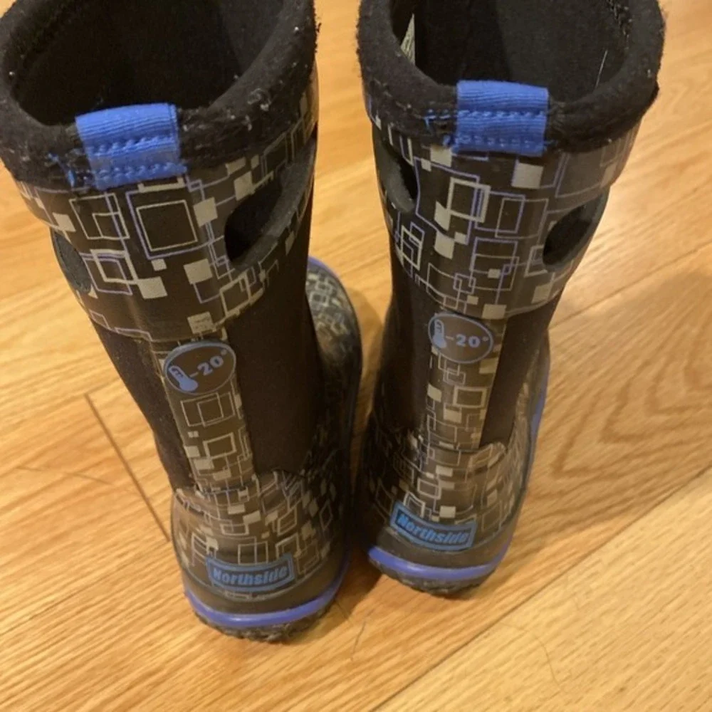 Northside Raiden Insulated Neoprene All Weather Kids Rain Boots Size 2.     3668